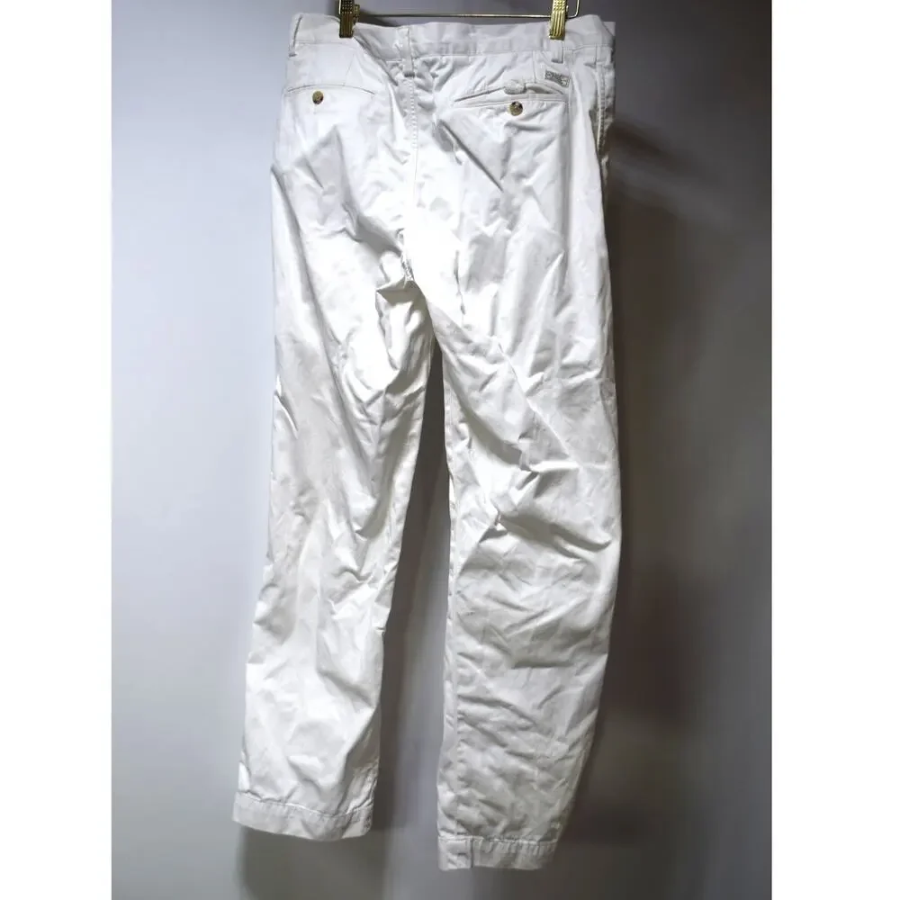 Polo Ralph Lauren Bedford Chino Men’s 34x32 White Classic Cotton Twill Pants